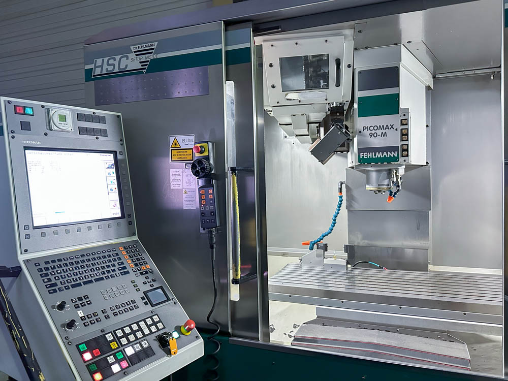 Fehlmann Picomax 90M — HSC machining center from a Swiss workshop